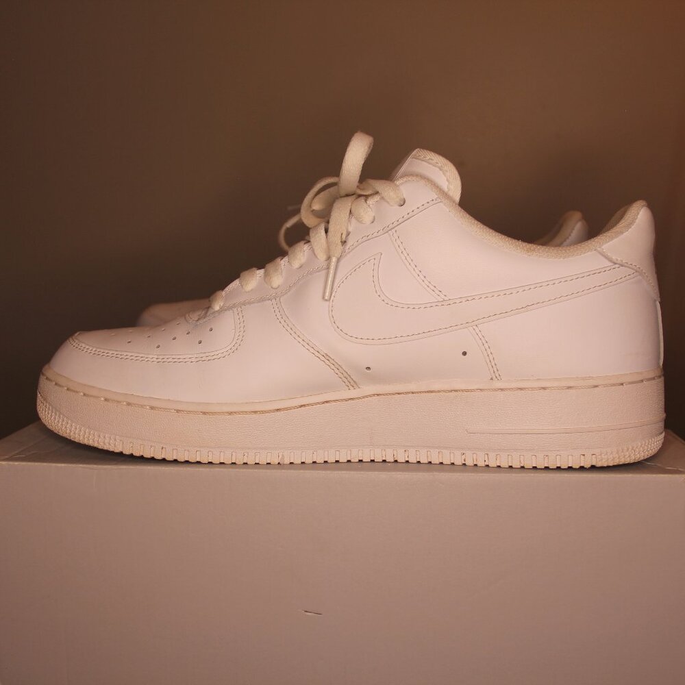 Nike Air Force 1 Low Triple White (Size 13M)